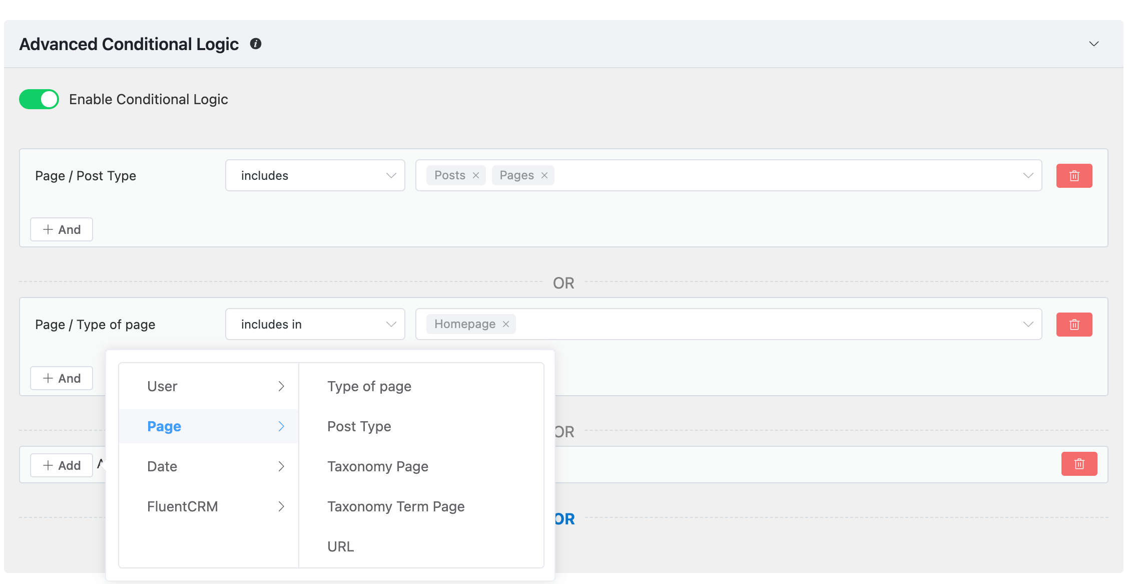 FluentSnippets Advanced Conditional Logic